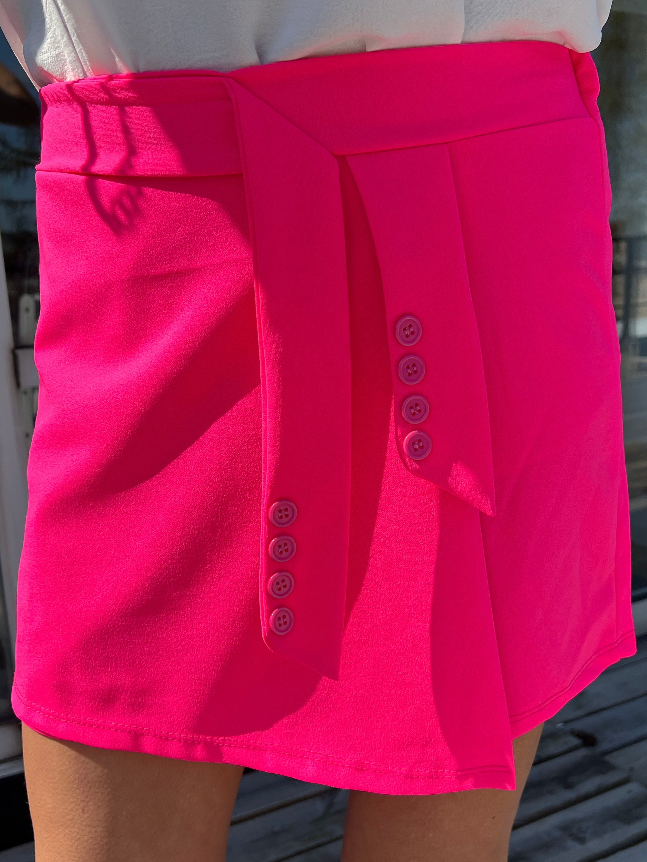 Tonia - Sort shorts nederdel